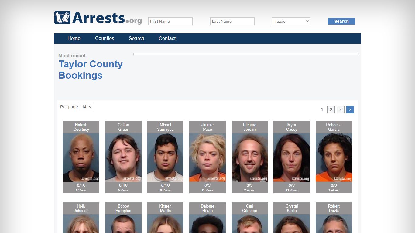 Taylor County Arrests and Inmate Search